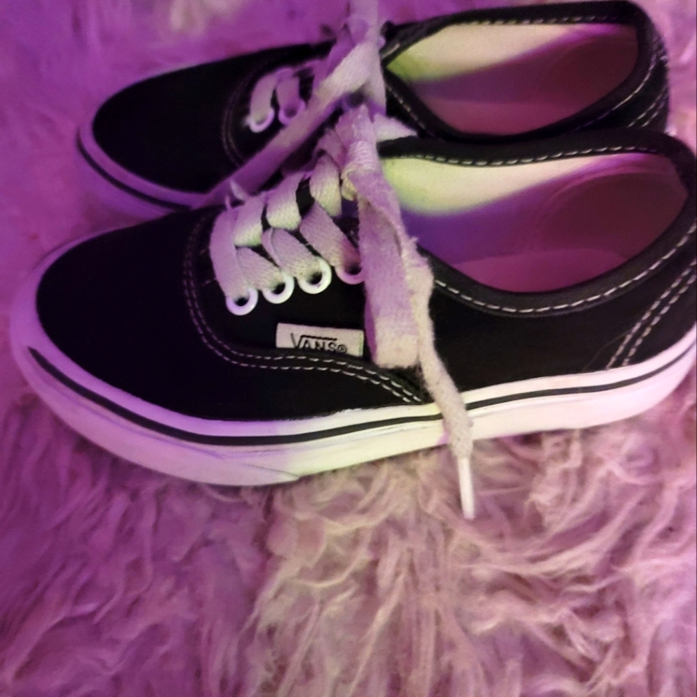 Kids Black Vans